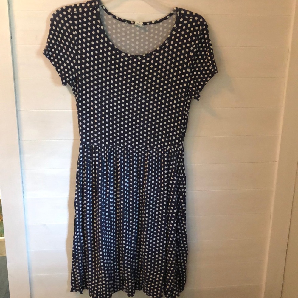 Old navy short sleeve polka dot dress